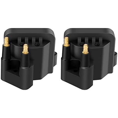 MAYASAF C849 Ignition Coils [Pack of 2] for Chevy/Buick/Cadillac/Olds/Pontiac/Isuzu/GMC/Shelby Compatible with DR39 5C1058 E530C D555 Cover