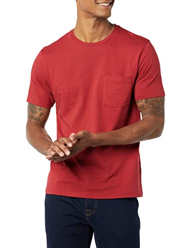 Image of Amazon Essentials Men's Short-Sleeve Crewneck Pocket T-Shirts