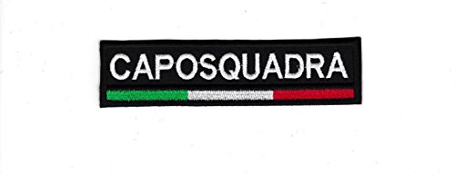  MAREL Patch CAPOSQUADRA Tricolore 12 x 3 cm Toppa Ricamata Ricamo -496