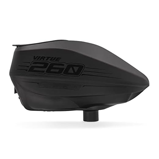 VIRTUE Spire IR² 260 Electronic Paintball Loader/Hopper - Black 260