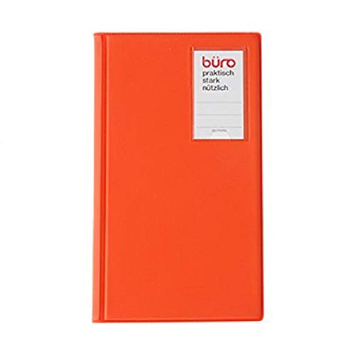 Porte-carte de visite BURO orange pour ne plus perdre vos contacts
