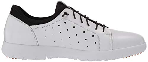 Stacy Adams Men's Halden Cap Toe Elastic Lace Sneaker, White, 13 #TOP5