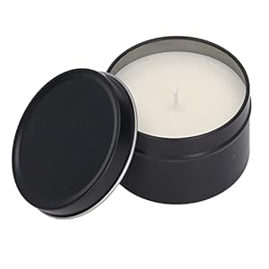 Noodkaars 15 Uur Kamperen Outdoor Survival Candle Geparfumeerd Langdurig Slow Burn Bijenwas Wax Camping Kaars Voor Noodgevallen, Kamperen, Wandelen, Essentiële Benodigdheden(zwart)