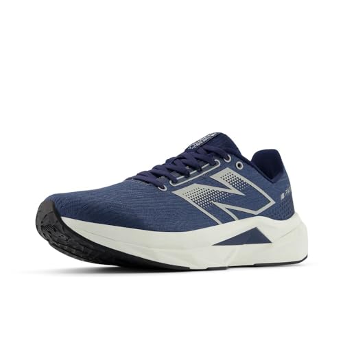 New Balance Men's FuelCell Propel V5 Running Shoe, Nb Navy/Light Arctic Grey/White, 44 EU