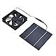 Solar Abluftventilator Kit Solarzellenplatinen Netzteil 10 W für die Luftzirkulation von Lüftungsautos