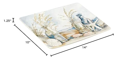 Certified International Coastal Landscape Rectangular Platter 14" x 10", Multicolor, Large - Image 7