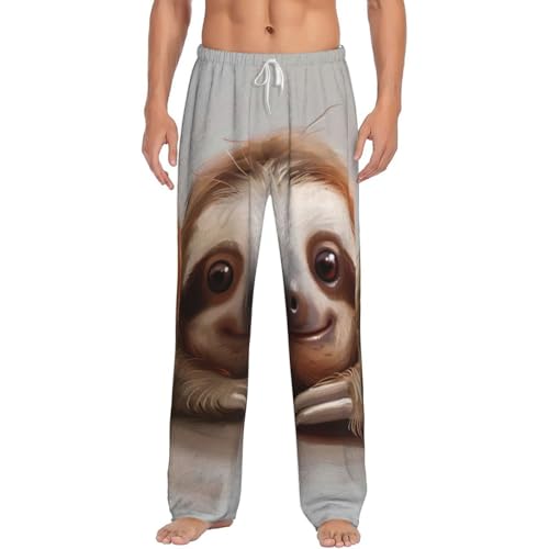 Pantalon de pyjama paresseux homme en polaire douce idéal pour le cocooning