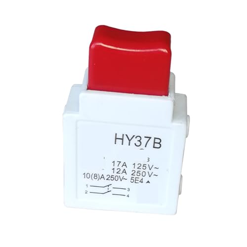 Interrupteur de sécurité étanche à la poussière HY37B 250V pour outil de jardin