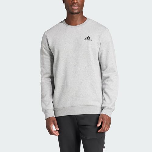 Image of adidas Mens Cotton M Feelcozy Swt Crew Neck Sweatshirt