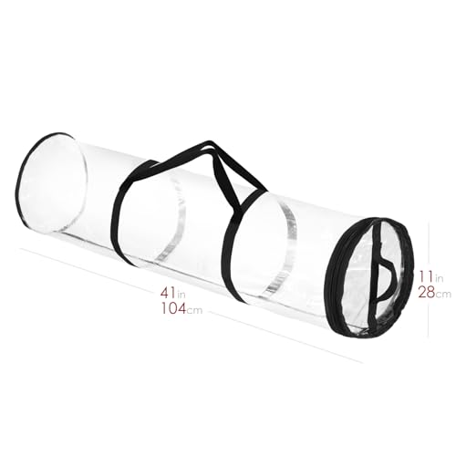 image for Hearth & Harbor Wrapping Paper Storage Container - Clear Wrapping Pape