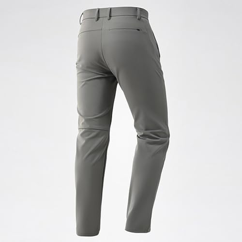 Glideactive - Men's Active Khaki Pants with Expandable Waistband,Caracomfy Mens Business Casual Stretch Slacks3