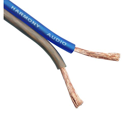Harmony Audio HA-SW12BLU-50 12 Gauge CCA Car Home Stereo Blue Speaker Wire Cable 50 Feet