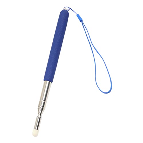 IWOWHERO Telescopic Electronic Pointer Stylus for Presentations Durable Stainless Steel Conference Whiteboard Tool Retractable Design for Classroom and Office Use Blue