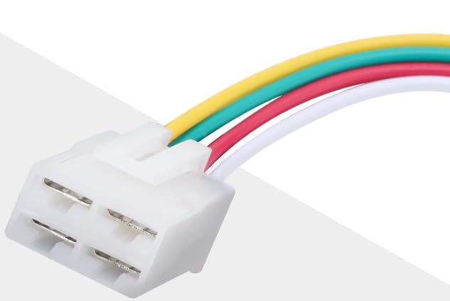 MRS Voltage Regulator Connector with 4 Wire Harness Plug for 4 PINS Regulator Rectifier 50cc 90cc 110cc 125cc 150cc ATV Dirt Bike GO Kart Scooter TAOTAO Coolster Baja SUNL BMX Apollo SSR MRS Voltage Regulator Connector with 4 Wire Harness Plug for 4 PINS Regulator Rectifier 50cc 90cc 110cc 125cc 150cc ATV Dirt Bike GO Kart Scooter TAOTAO Coolster Baja SUNL BMX Apollo SSR