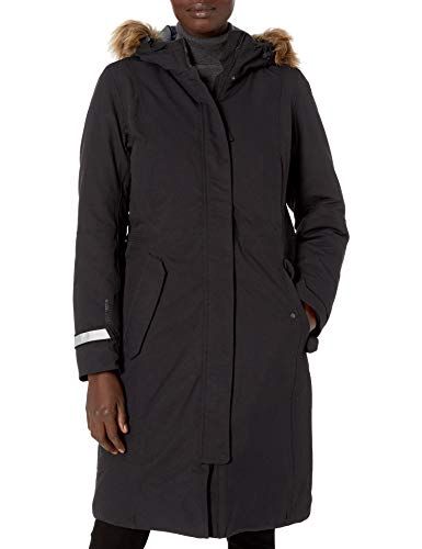 Helly Hansen Women's Vidda Waterproof Windproof Breathable Long Parka Coat Jacket Removable Faux Fur Trim, 990 Black, Large Helly Hansen Women's Vidda Waterproof Windproof Breathable Long Parka Coat Jacket Removable Faux Fur Trim, 990 Black, Large