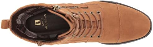 White Mountain Women's Dashing Lace up Boot Fashion, Cognac/Distressed/Waxy/Fabric, 9.5 | Image 4