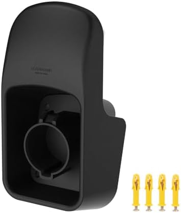 【Upgraded】 Non Rusting EV Charger Holder - Premium Wall-Mounted SAE J1772 Holster for Electric Vehicle Charging Cable Management,Nozzle Holster Dock with Screws Outdoor/Indoor image 5