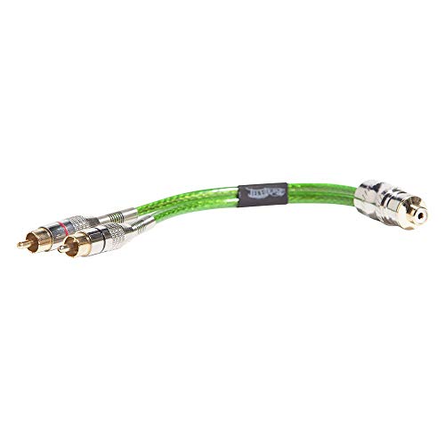 Cabo Y Technoise Series 400PRO 2M/1F 20CM 5 MM Conector Metal Reto