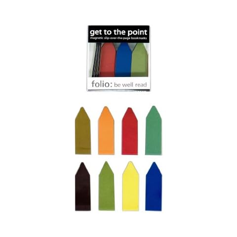 Get to the Point - Magnetic Slip-over-the-page Arrow Bookmarks (EARTHTONE - Box of 20) Cover