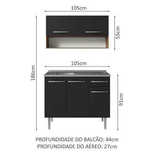 Opiniones de Mueble de Cocina Con Tarja Top 5. 15 Mueble de Cocina Con Tarja marca Madesa (3)