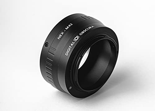 Image of M42 - E Mount Adapter, Compatible with Sony E Mount APSC & Full Frame mirrorless and NEX Mount Cameras for Vintage Manual M42