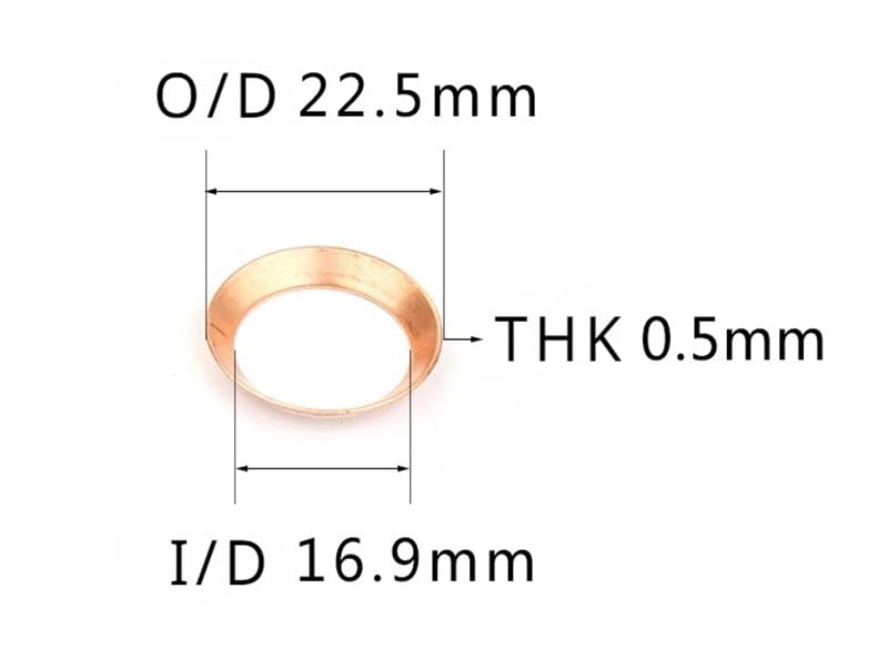 Tapón cónico de cobre de 3/4 pulgada para sellado de juntas de aire acondicionado de 19.05 mm 2