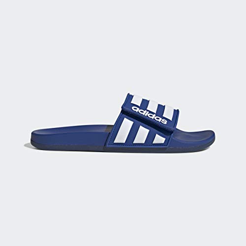 Image of Adidas Men ADILETTE COMFORT ADJ Synthetic Swim Slide FTWWHT /SCARLE /ROYBLU | GTD10