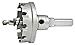 Alfa Tools CHC74380 2-7/16" Carbide Tipped Hole Cutter, 3/16" Depth of Cut,