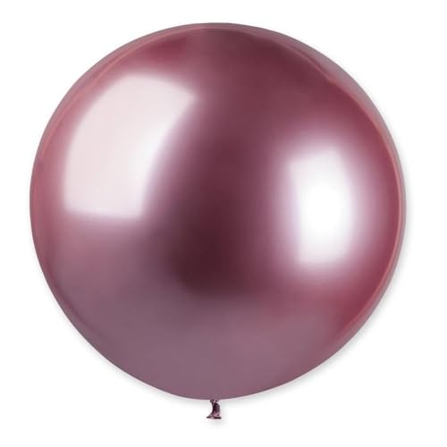 Ballon en latex Gemar GB30 rose vif de 76 cm sans hélium pour fête