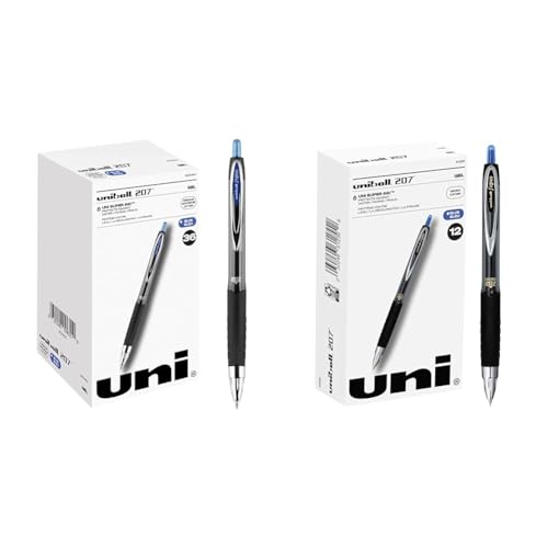 Uniball Signo 207 Bolígrafos Gel 36 Pack Azul 0.7mm