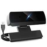 XOCLON Webcam for PC 1080P Full HD Computer Camera with Dual Noise-Canceling Mic, USB Plug & Play Streaming Camera for Video Conferencing, Remote Learning