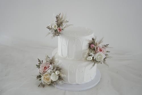 Set de Adorno Floral para Pastel de Boda miniatura 4
