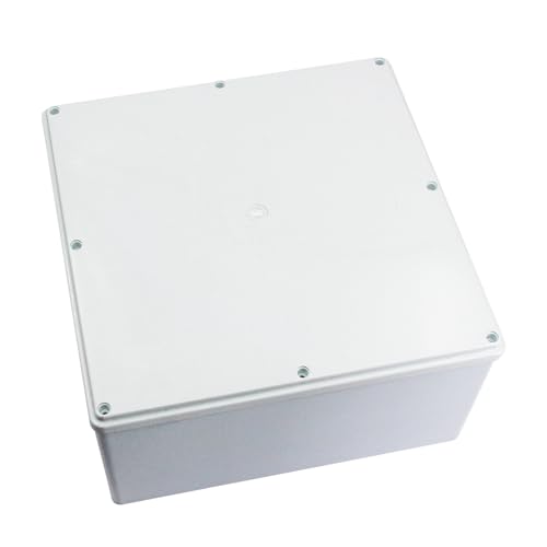 12 x 12 x 6 ABS Plastic Waterproof Junction Boxes with Gasket for Electrical Outdoor Enclosures