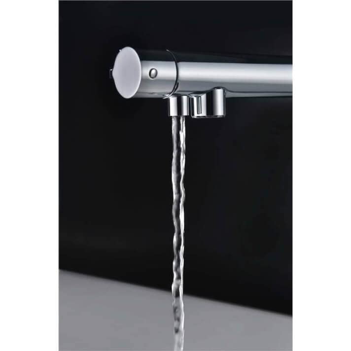 MICE - Grifo de cocina monomando con osmosis - Giratorio 360 ° con caño alto para fregadero - OSMOSIS 2 VIAS - Serie MONTECARLO GOS001