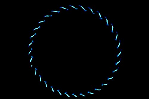 Glow in The Dark Hula Hoop Made for Adults and Kids and Best for Hoop Dance, Tricks and Fun (34