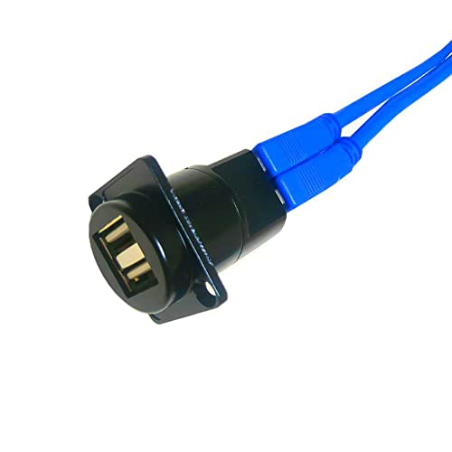 Conector USB 3.0 Panel D Doble Puerto 2X Femenino miniatura 6