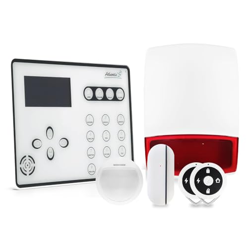 ATEOS - Alarme de Maison sans Fil GSM Kit 1B (MD-329R)
