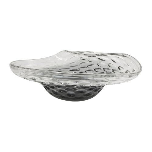 Deco 79 Glass Handmade Decorative Decorative Bowl Abstract Wavy Ombre