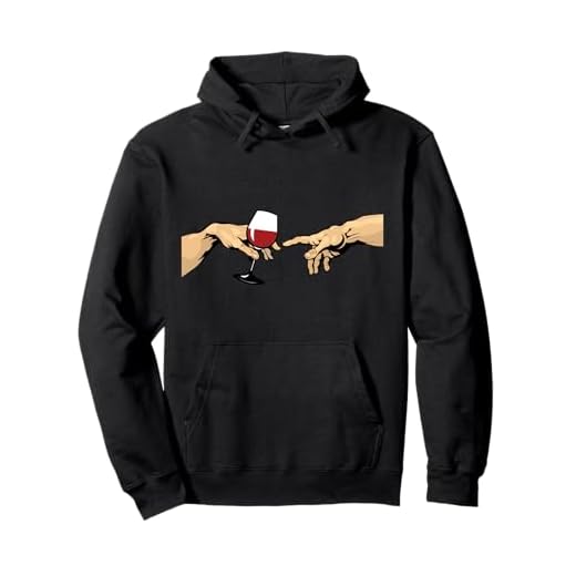 Schaffung von Adam Michelangelo Alkoholischer Rotwein Pullover Hoodie