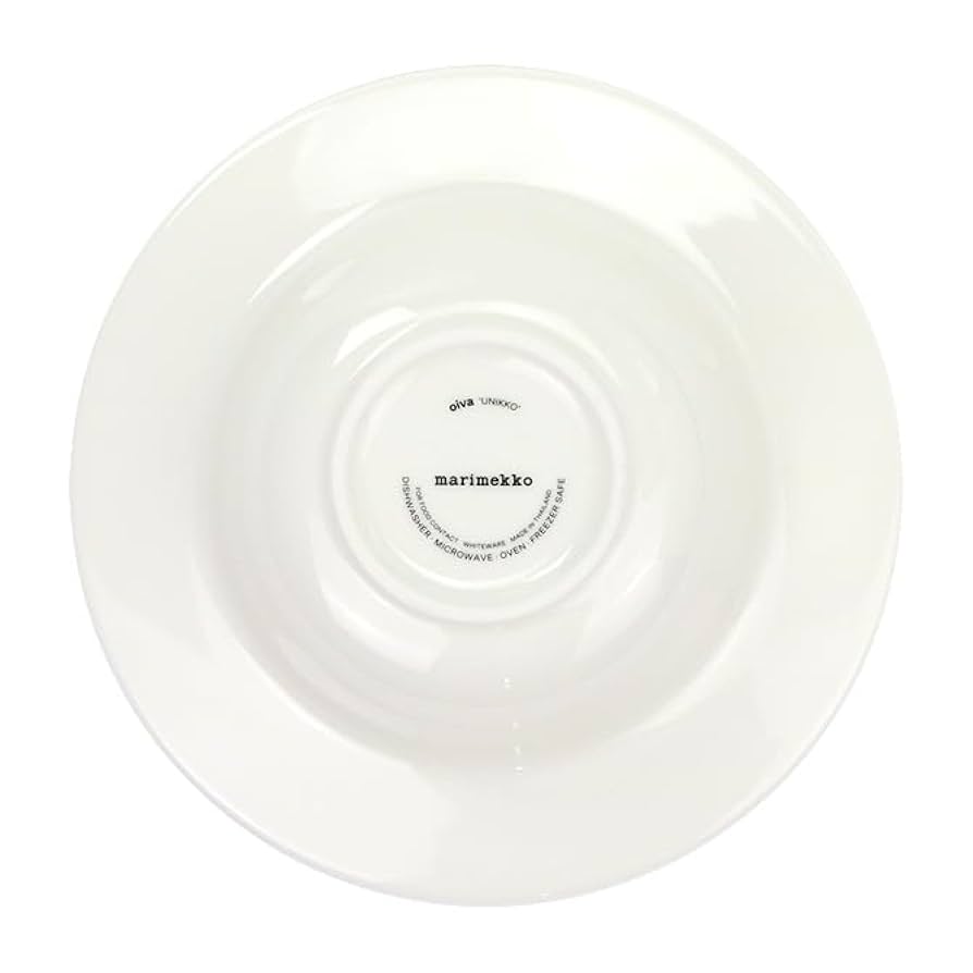 マリメッコ　ウニッコ　テラ×ホワイトプレート20cm4枚セット marimekko プレート 皿 マリメッコ marimekk 20cm 全8種 : 北欧