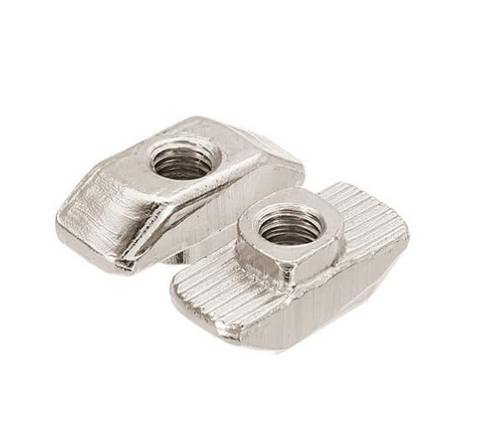 2020 Series M3 T Nuts T-Slot Nut Hammer Head Fastener -Plated Carbon Steel Sliding T Nuts for Aluminum Profile,50Pcs