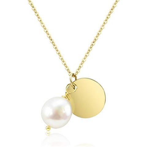Baroque Freshwater Cultured Pearl Pendant Necklace for Women Cover