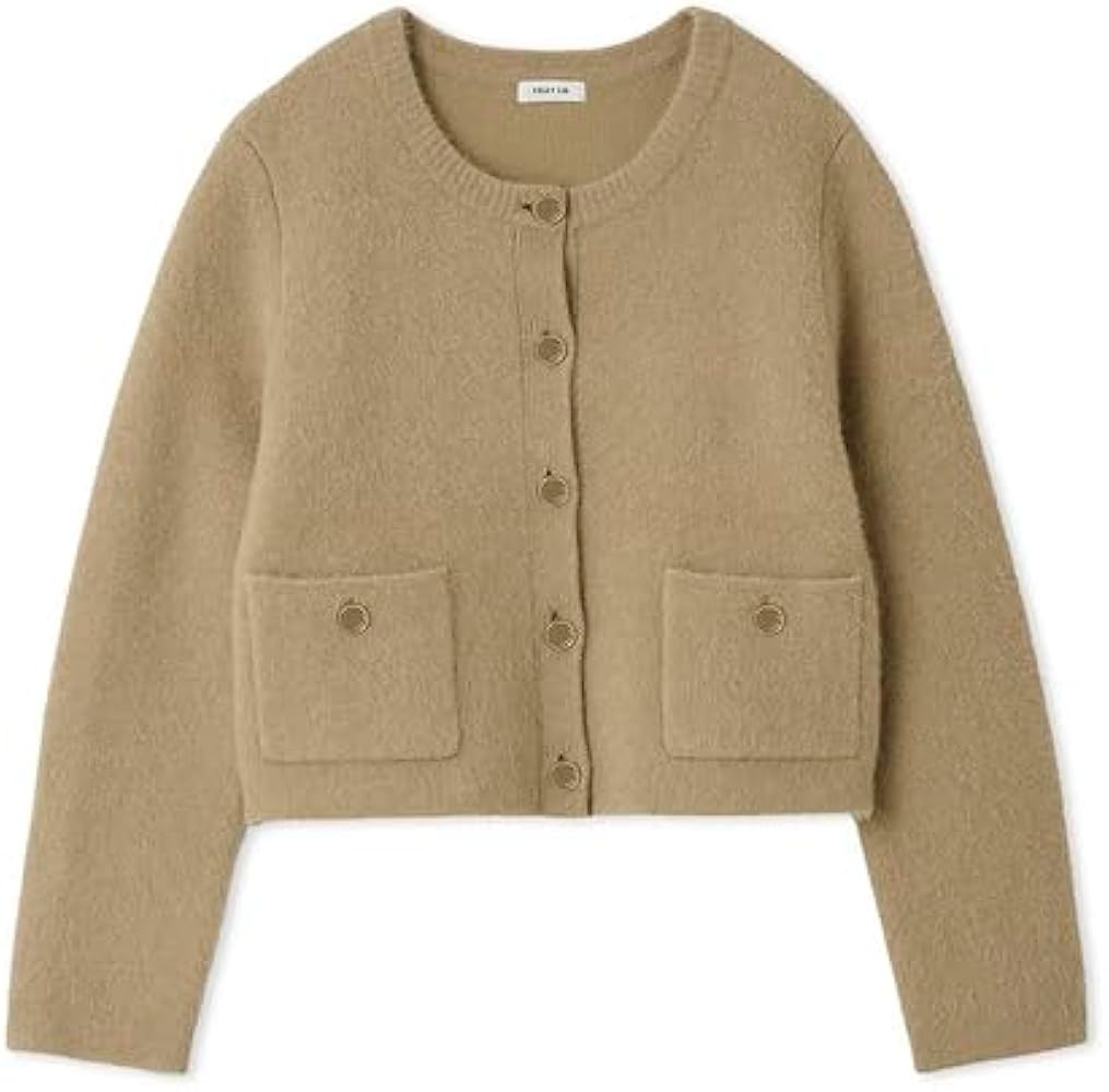 Amazon | FoXWoolニットジャケット FWNT254045 BEG F | コート