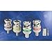 Belden 1505ABHD3 1505A RG59 3-Piece HD BNC Crimp Connector w/Red Band-by Belden