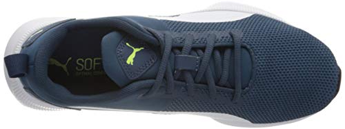 Tênis, Puma, Flyer Runner, Azul Escuro/ Branco/ Amarelo, 34, Adulto Unissex