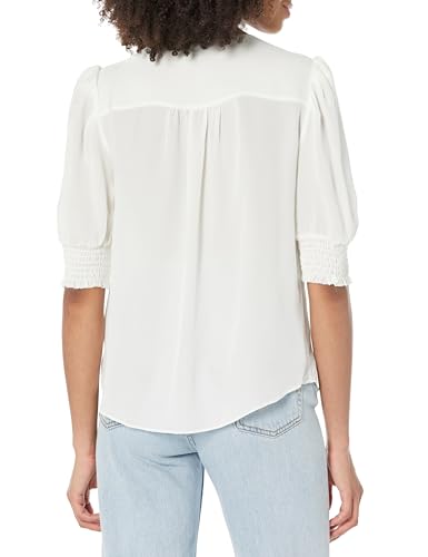 Image of Karemele Short Sleeve Silk Top - 100% Silk Blouse for Everyday Wear