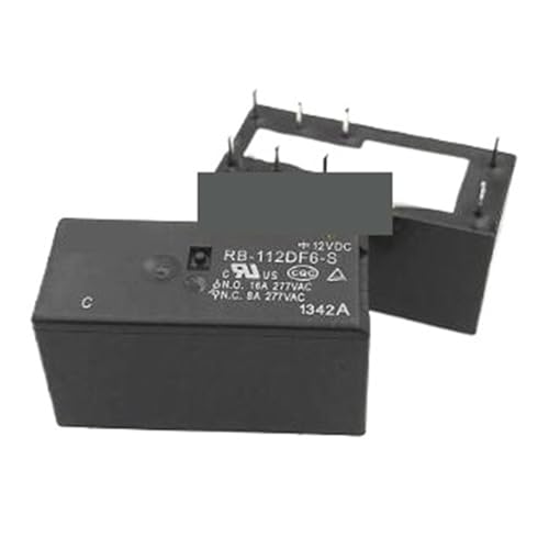Relais 12V RB-112DF6-S de puissance 16A 277VAC à 8 broches pour circuits