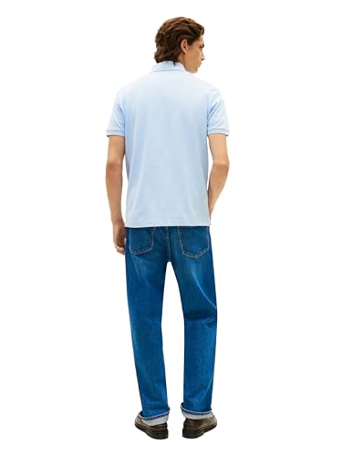 Image of Tommy Hilfiger Mens Short Sleeve Cotton Pique Polo Shirt in Regular Fit