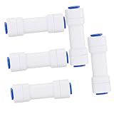 SEWACC 5stücke Teiliges Schnellanschluss Rückschlagventil Für Umkehrosmose Wasserfilter Rückflussverhinderung Installieren Kompatibel Mit Wasserreinigungsanlagen Ersatzventil Für Haushalt