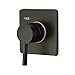 Kingston Brass KS3040DL Concord Single-Handle Three-Way Diverter Valve with Trim Kit, Matte Black